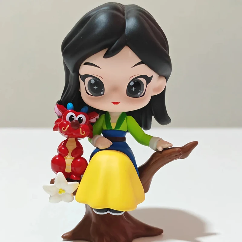 ديزني الأميرة سنو وايت سندريلا ارييل حسناء ياسمين مولان رابونزيل ميريدا ألعاب شخصيات الحركة أنيمي الشكل لعب الاطفال الهدايا #3