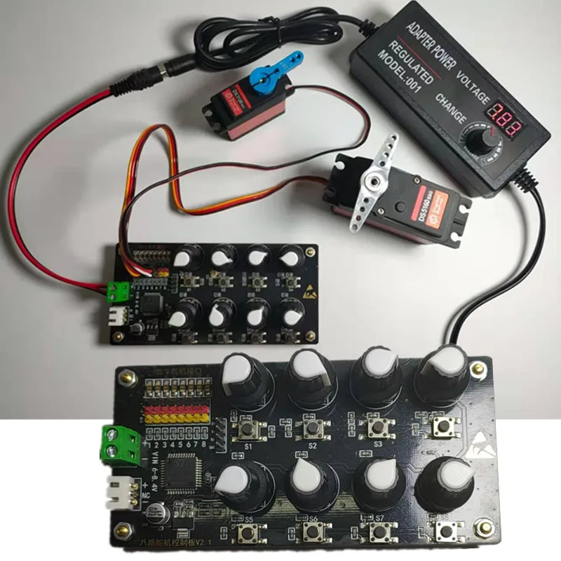 Simple Servo Tester CCPM Consistency Master Checker 3 Mode Controller Indicator for RC Car Airplane Boat ESC Motor DIY
