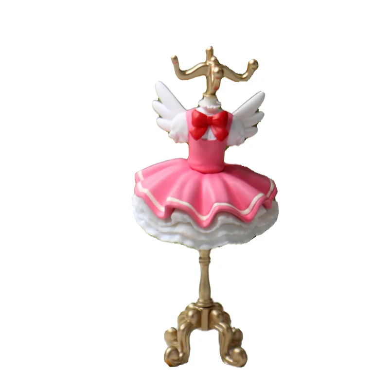 Bandai-Mini porte-manteau de dessin animé Sakura pour filles, accessoires de rangement pour bijoux, décoration de bureau, cadeau d'anniversaire, carte magique, T1