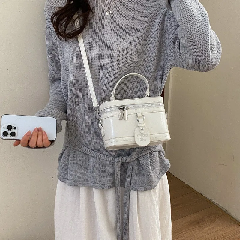 Casual Texture Small Square Bag - alternate angle