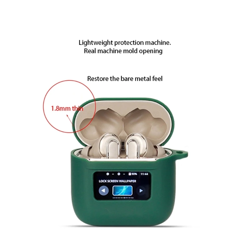 Miękki futerał do zestawu słuchawkowego 2, pyłoszczelny, zmywalny pokrowiec na skrzynkę ładującą