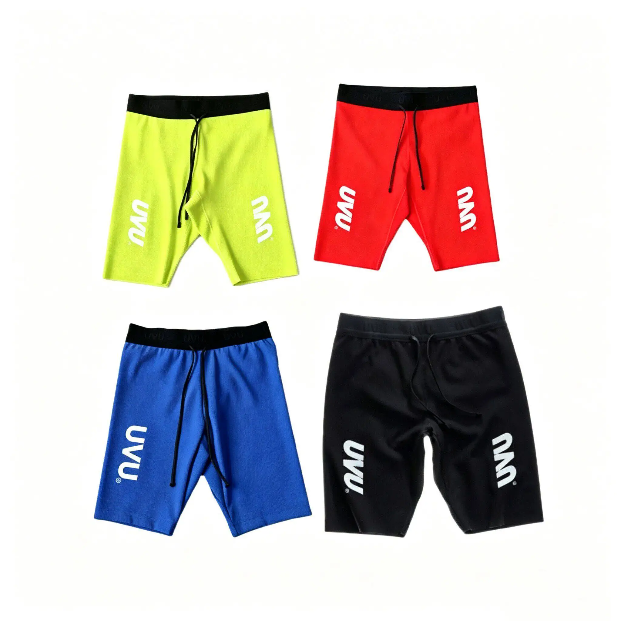 

U Series Half Running Fitness Cycling Sports Belt Lined with Elastic Compression Shorts