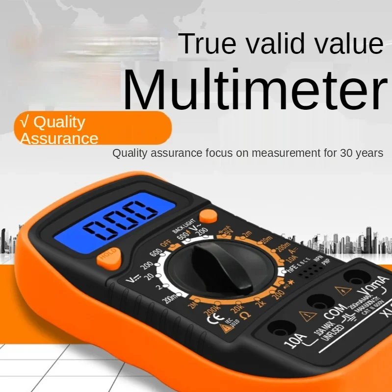 Amperometro digitale xl830l multimetro digitale intelligente per strumentazione tascabile per elettricisti