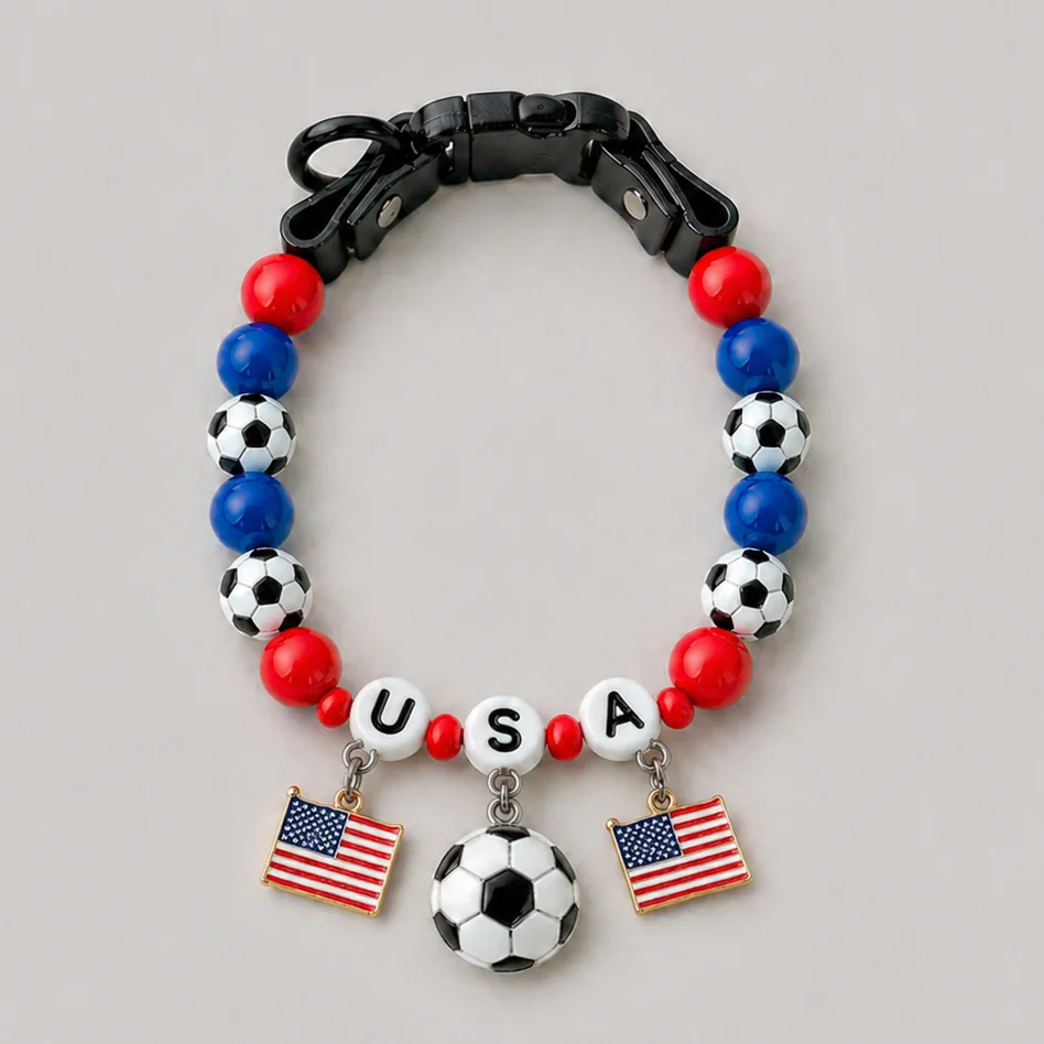 Collar de fútbol para perros y gatos con pulseras协调adas - imagen 5