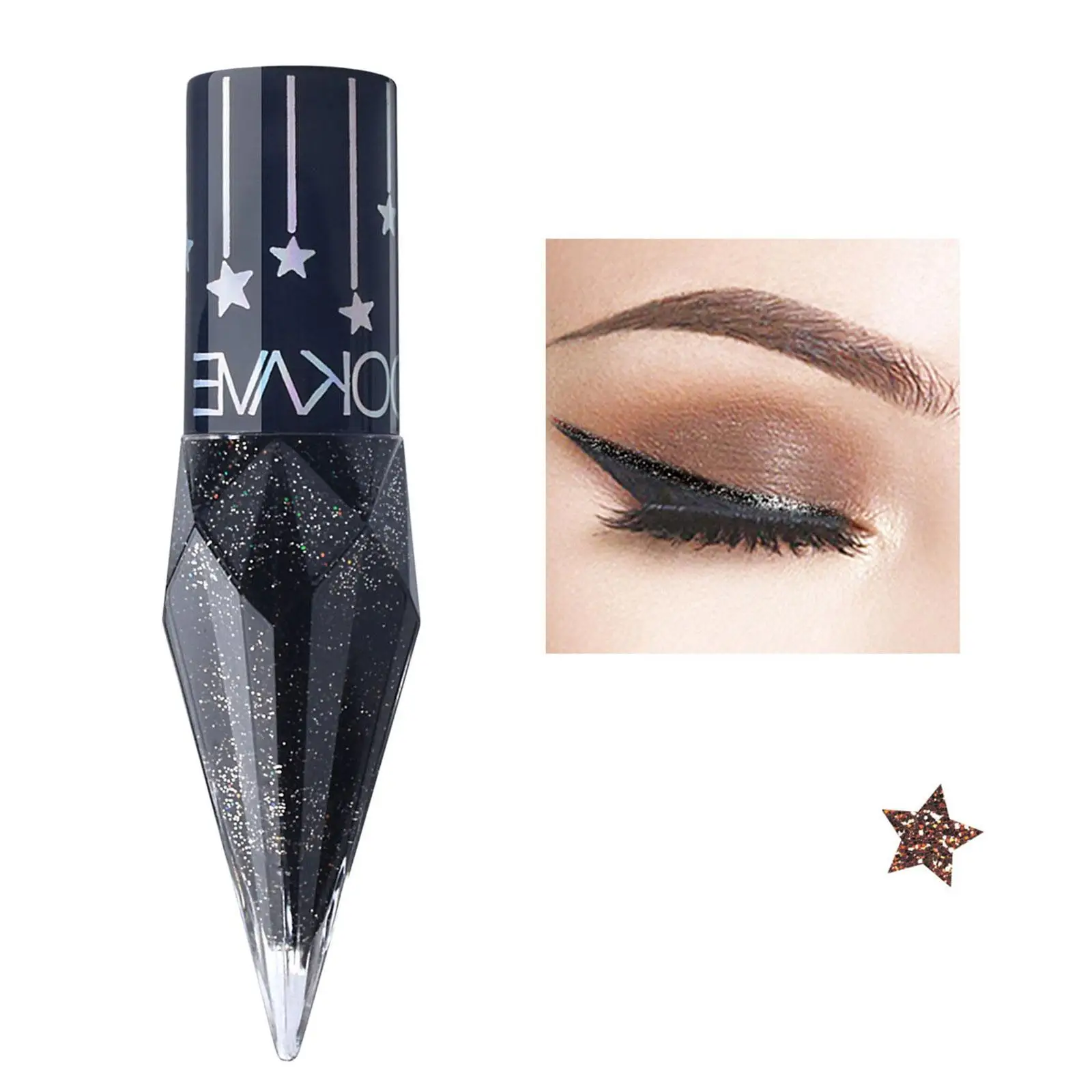 1Pc Glitter Vloeibare Oogschaduw Parel Glitter Glinstert Oogschaduw Lange Vloeibare, Duurzame Eyeliner Waterdichte Eyeliner Make-Up X0n7