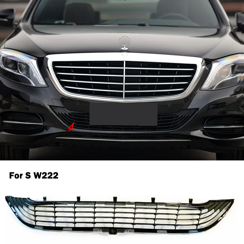 

For Mercedes Benz S Class W222 S320L S400L 500L A2228850124 Front Lower Grille Grill Bumper Radiator Air Intake Grid Accessories