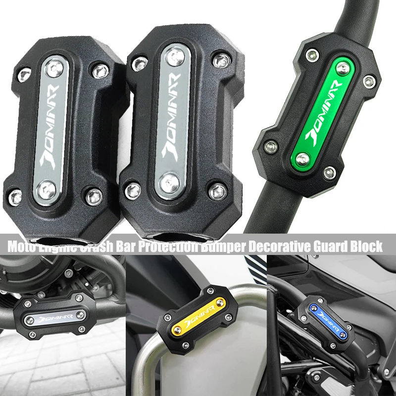 

Dominar 250 For Bajaj Dominar 400 Motorcycle ABS CNC Engine Guard Bumper Protection Trim Block Accessories Dominar400