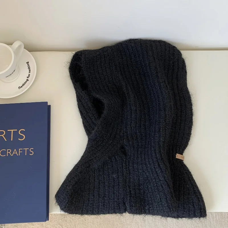 Chapeaux tricotés polyvalents et à la mode de style coréen pour femmes en automne et en hiver, cache-oreilles chauds et de protection, bonnets décontractés