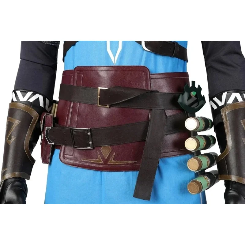 Halloween Cosplay Zelda Cosplay Tears of the Kingdom Link Costume Cloak Uniform Men Boys Anime Game Party Disguise Clothes Set
