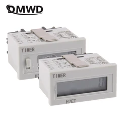 Multifunzionale professionale H7ET-6/8 cifre contatore di tempo elettronico digitale contatore di tempo AC 24-220V DC 3.6-30V FBV BLM BVLM timer