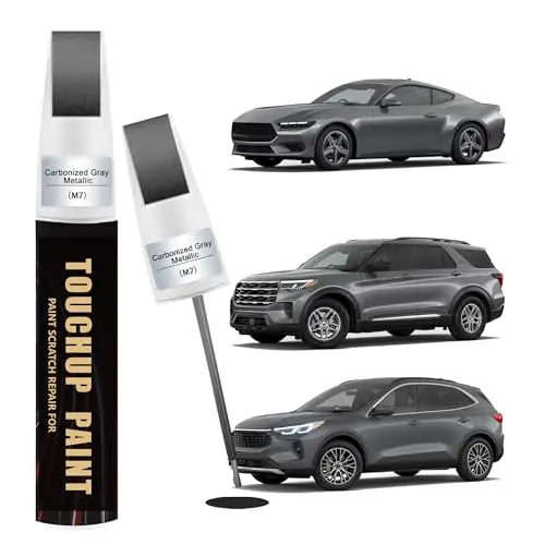 Car Paint Touch Up Pen Compatible with Ford Carbonized Gray Metallic(M7),Automotive Scratch Remover for Nicks & Chips Repair