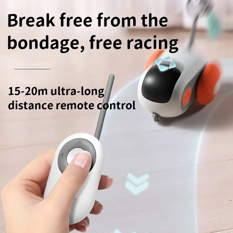 ألعاب الحيوانات الأليفة ألعاب التحكم عن بعد ريشة دعابة ذكي قابلة للشحن سيارة رياضية تجنب العوائق مصيدة الإصبع لعبة الطيور الببغاء #3