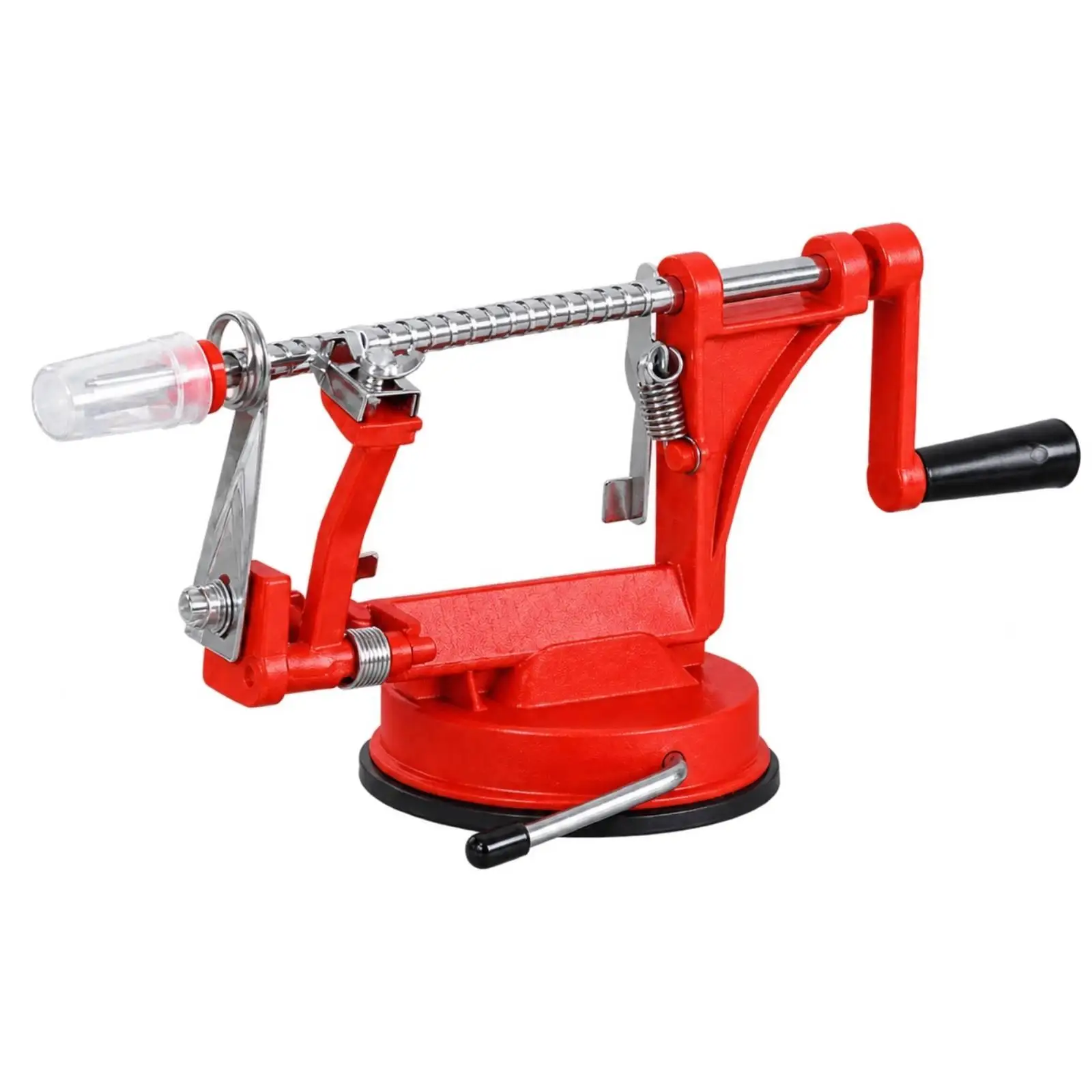 Hand-Crank Fruit Cutter Compact Manual Apple Peeling Tool Corer Cutter Hand-Crank Apple Peeling Tool with Suction Base