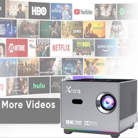 XNANO 4K Support Projector with WiFi6 and Bluetooth 5 Full HD 1080P Home Theater Projector with Smart Voice Assistant Projector