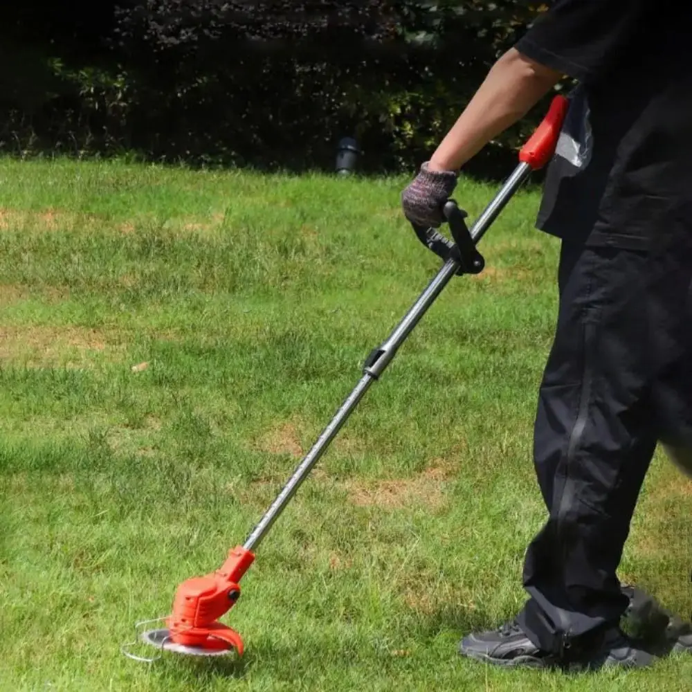 

Lithium Battery Electric String Trimmer Foldable Design Self Propelled Portable Lawn Mower Adjustable Height Turn Metal