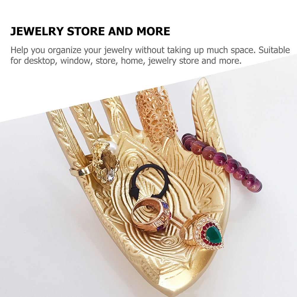 

Resin Jewelry Display Rack Durable H Model Lightweight MultiFunction Bracelet Ring Watch ganizer Storage Holder Desktop Showcase