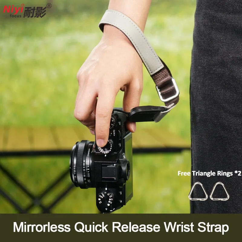 Camera Wrist Strap Quick Release Length Adjustable Hand Strap for Sony Nikon Canon Fuji Leica Pentax Olympus XT50 XS20 Z8 ZFC OM