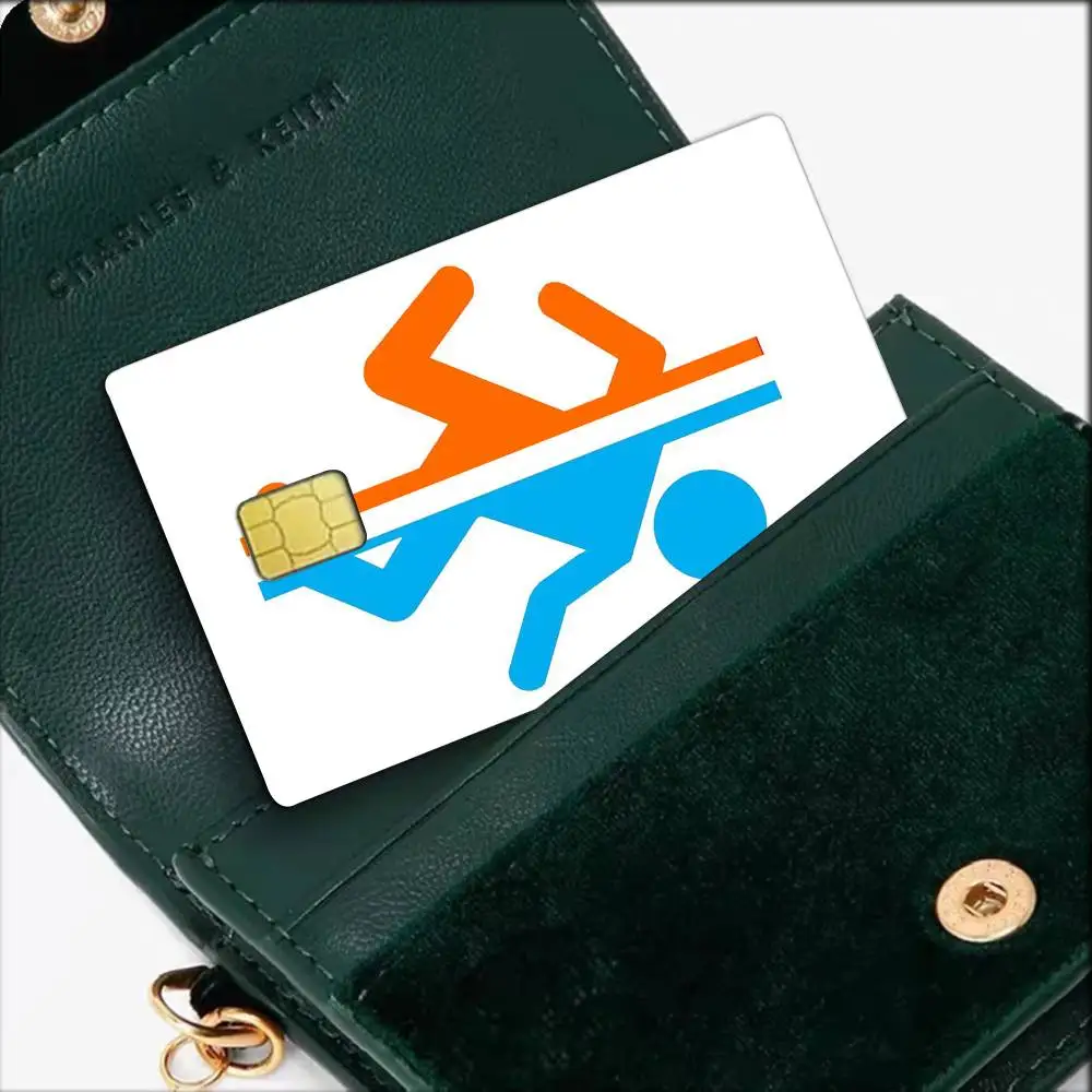 1pc Portal 2 Game Waterproof Film Skin Cover Credit Card Stickers Debit Front Bank Bus Pass