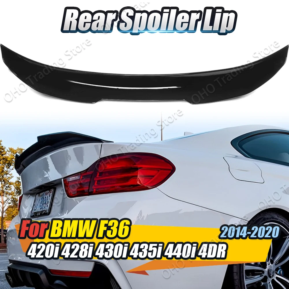 

PSM Style Rear Trunk Spoiler For BMW 4 Series F36 420i 428i 430i 435i 440i 2014-2020 Roof Lip Trim Tail Wing Body Kit Tuning