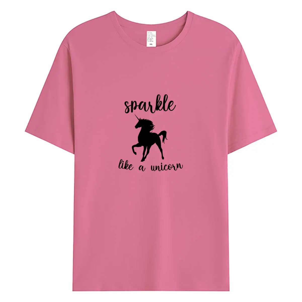 2026 Summer Tshirt Women Short Sleeve Tees Tops Woman Cotton Clothing New Unicorn Graphic T Shirts Oversized Female T-shirt