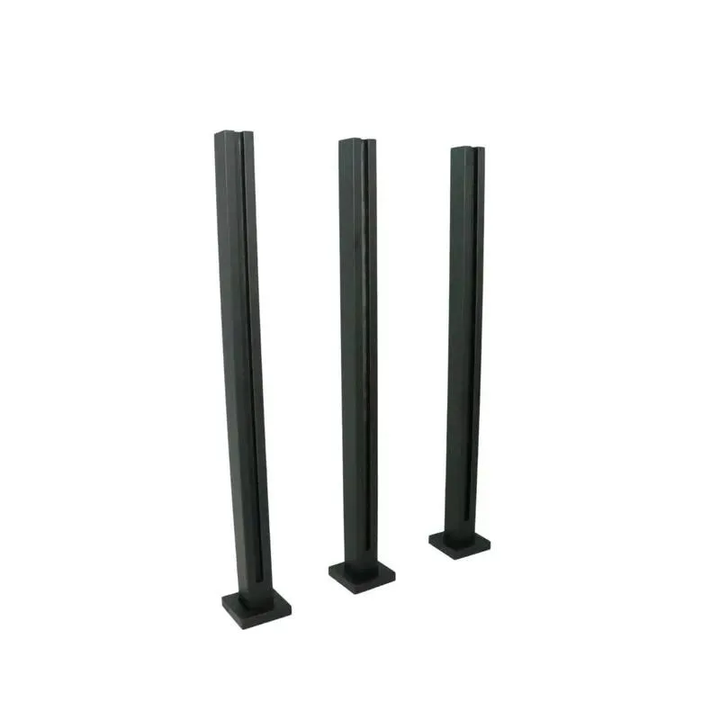 Modern Stainless Steel Glass Railing Hardware Side Mounted Connector for Deck External Handrails and Passage