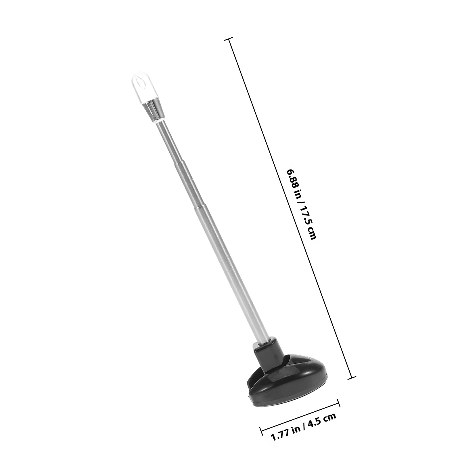 Car Bumper Corner Antenna Pole Telescopic 3 Section Adjustable Driving Parking Marker Protector Black Vehicle Parking Assist