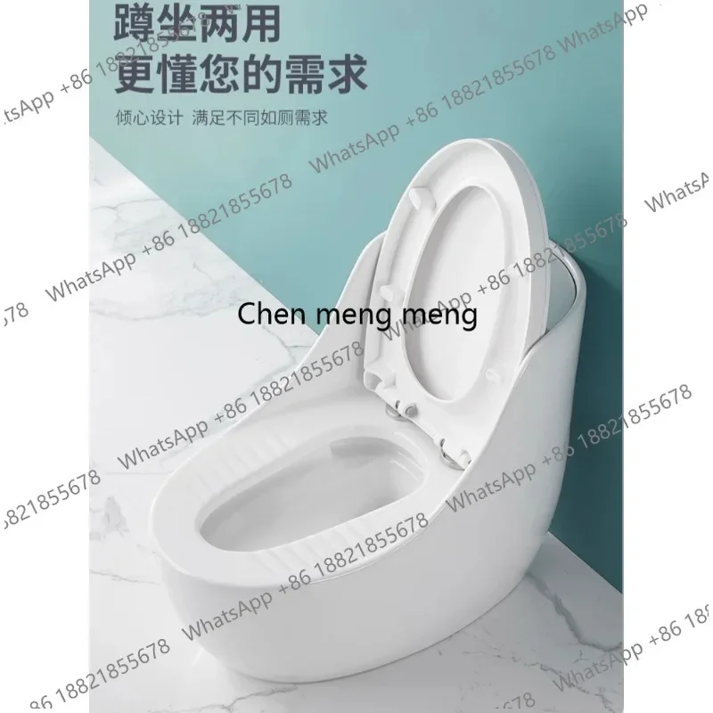 Y183 Squatting dual-purpose toilet, toilet anti-skid and anti-blocking, squatting and sitting two-in-one siphon toilet