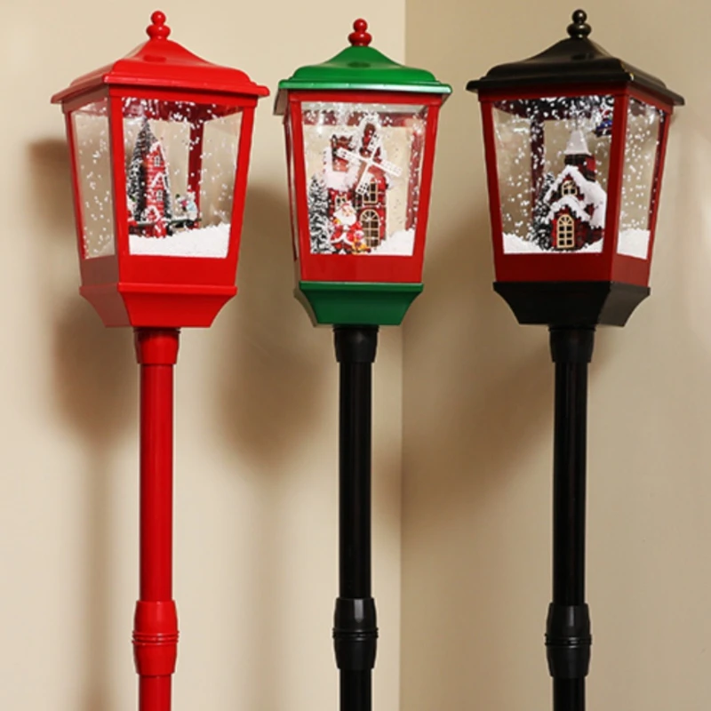 

Christmas Ornaments Electric Music Snow Lights Christmas Gifts Birthday Gifts Scene Atmosphere Ornaments