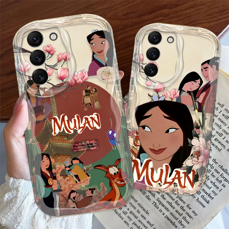 Heroine Hua Mulan For Samsung S24 S23 S21 S20 Ultra Plus FE A73 A72 A71 A51 A05S A05 5G Wave Oil Funda Phone Case