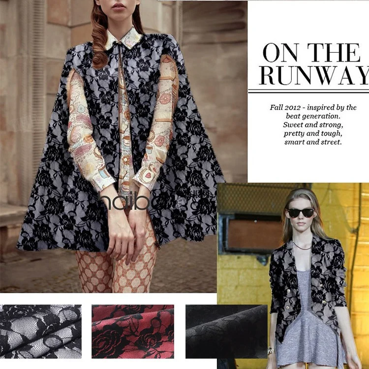 

Новая французская эластичная двухслойная кружевная ткань Cosite с защитой от морщин для модных юбок, материал для рукоделия DIY