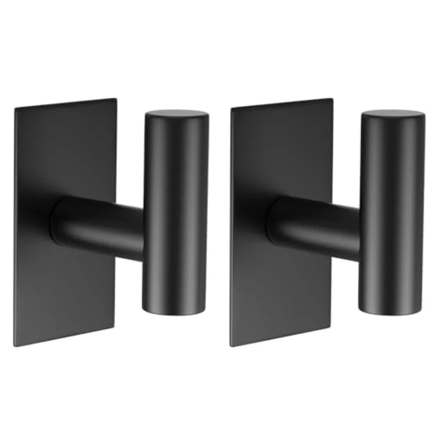 Wall Towel Hooks, Heavy Duty Sticky Holder Waterproof Towel Hooks for Hanging Coat, Clothes, Closet Hook Wall Mount for Kitchen