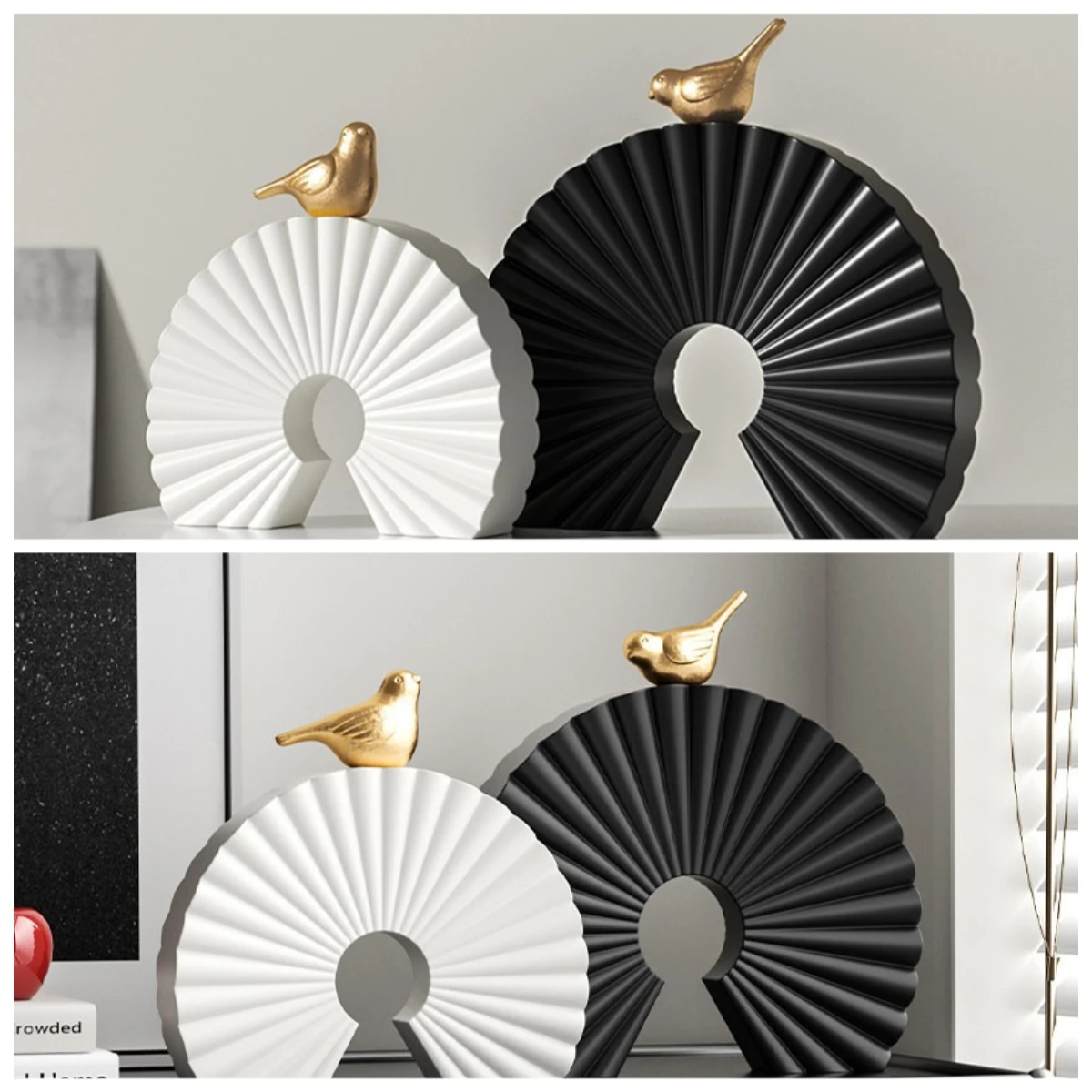 Artistic Ornaments, High-end and Elegant Living Room Display, Wine Cabinet, Home Decor for Office Designers, Soft Furnishings