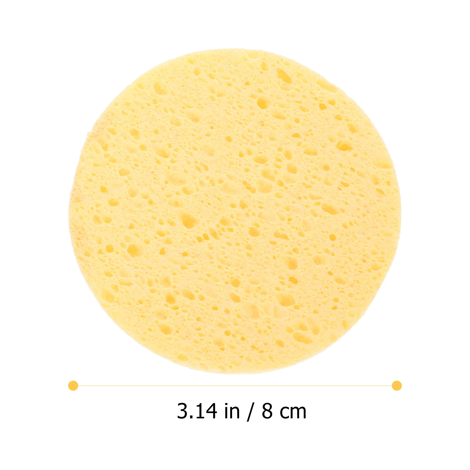 Esponjas de limpeza facial naturais, 10 peças, removedor de maquiagem facial, esponjas macias e amigáveis à pele para uso diário, viagens