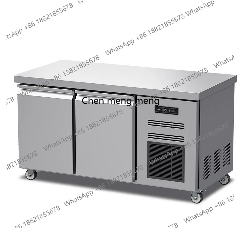 

Commercial refrigerator stainless steel kitchen fresh-keeping console Freeze and refrigerate workbench