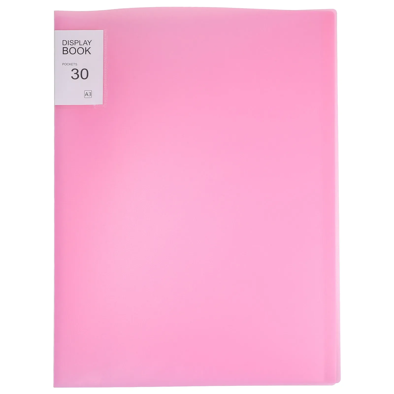 

30-Page A4 Display Book, Clear Pocket Presentation Folder, Plastic Document Organizer for Office & School