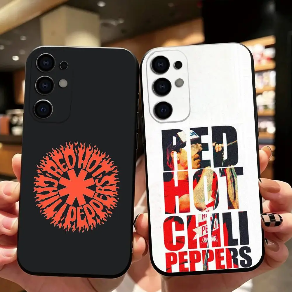 Red Hot Chili Peppers Phone Case For Samsung S26,S25,S24,S23,S22,S21,S30,Ultra,Plus,Fe,Lite,Note,10,Black Cover Gift