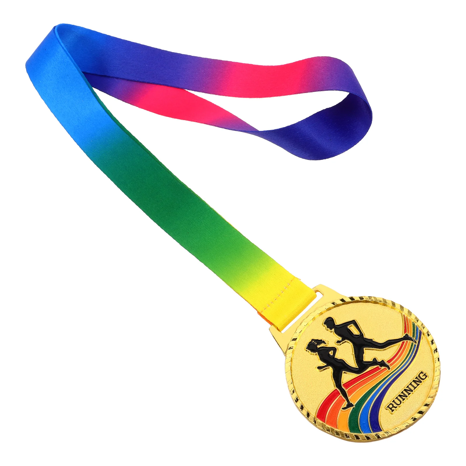 

1pc Zinc Alloy Marathon For Running Track Events Lightweight Durable Sports Award Medals With Lanyard Winner Prize Participation