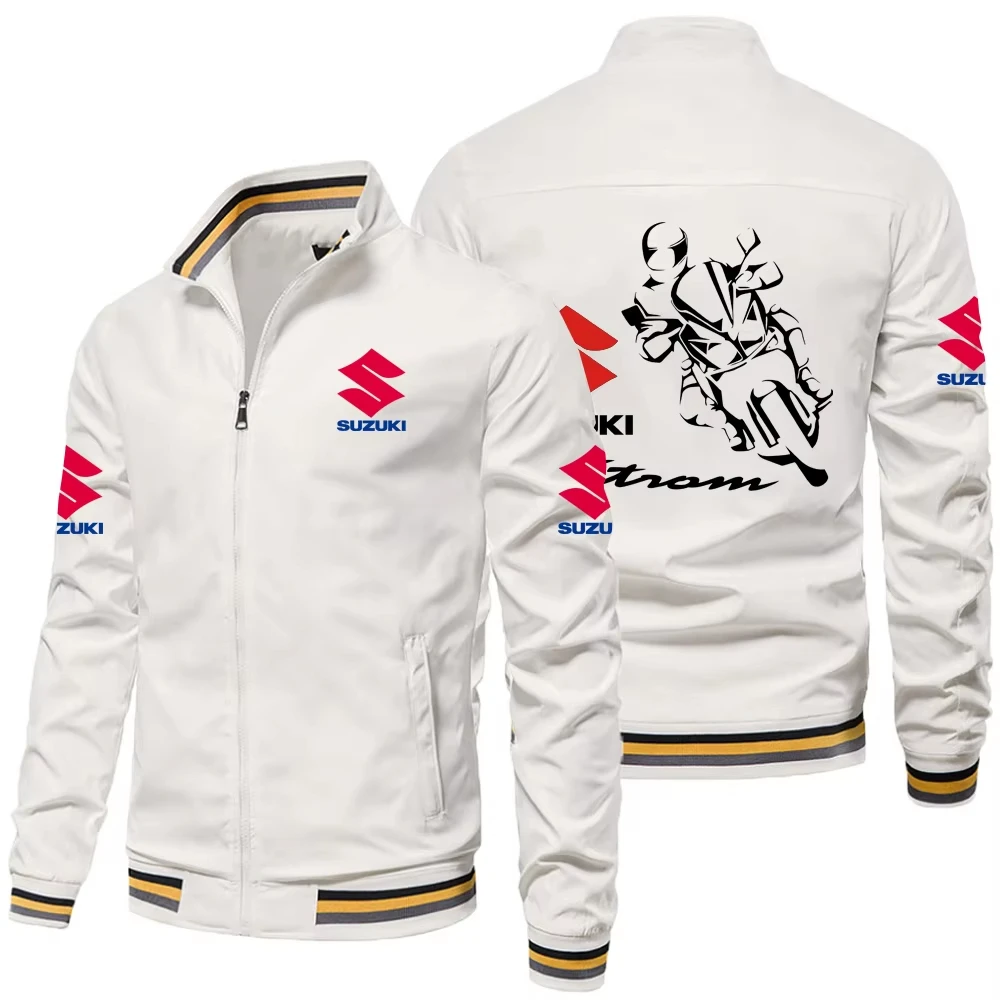 Suzuki V-Strom Men's Motorcycle Jacket Oversized Casual Sports Racing Coat for Spring Autumn Male 2026 New