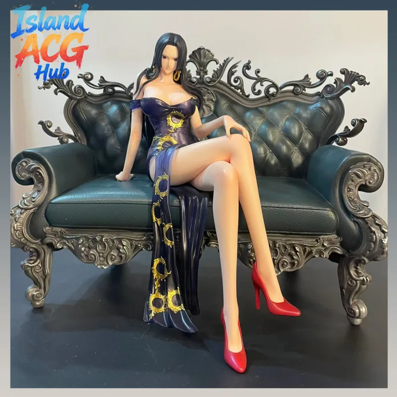 

One Piece Boa Hancock Business Suit Sofa Sitting Ver Anime Action Figure Collection Model Toy Gift