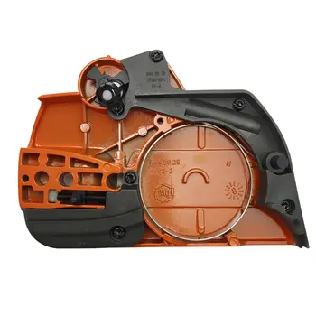 適用於 Husqvarna 445 450 鏈鋸的帶鏈條制動器組件的離合器側鏈輪蓋,替換零件 OEM 544097901 544097902 6 最佳銷售 胡斯華納 445 - №3