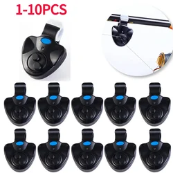 1-10PCS LED Licht Vissen Alarmen Draagbare Karper Beetverklikker Vislijn Gear Alert Indicator Buffer Hengel luid Alarm