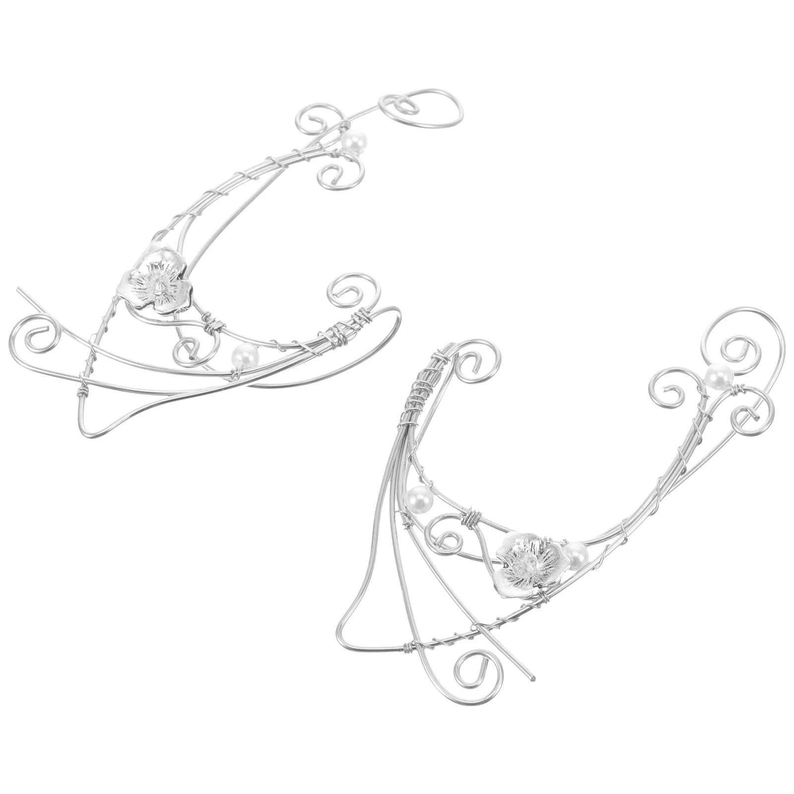 

2Pcs Vintage Ear Cuffs Clip on Earrings for Women Fashion Ear Hook Jewelry Lightweight Comfortable Fit Unique Gift