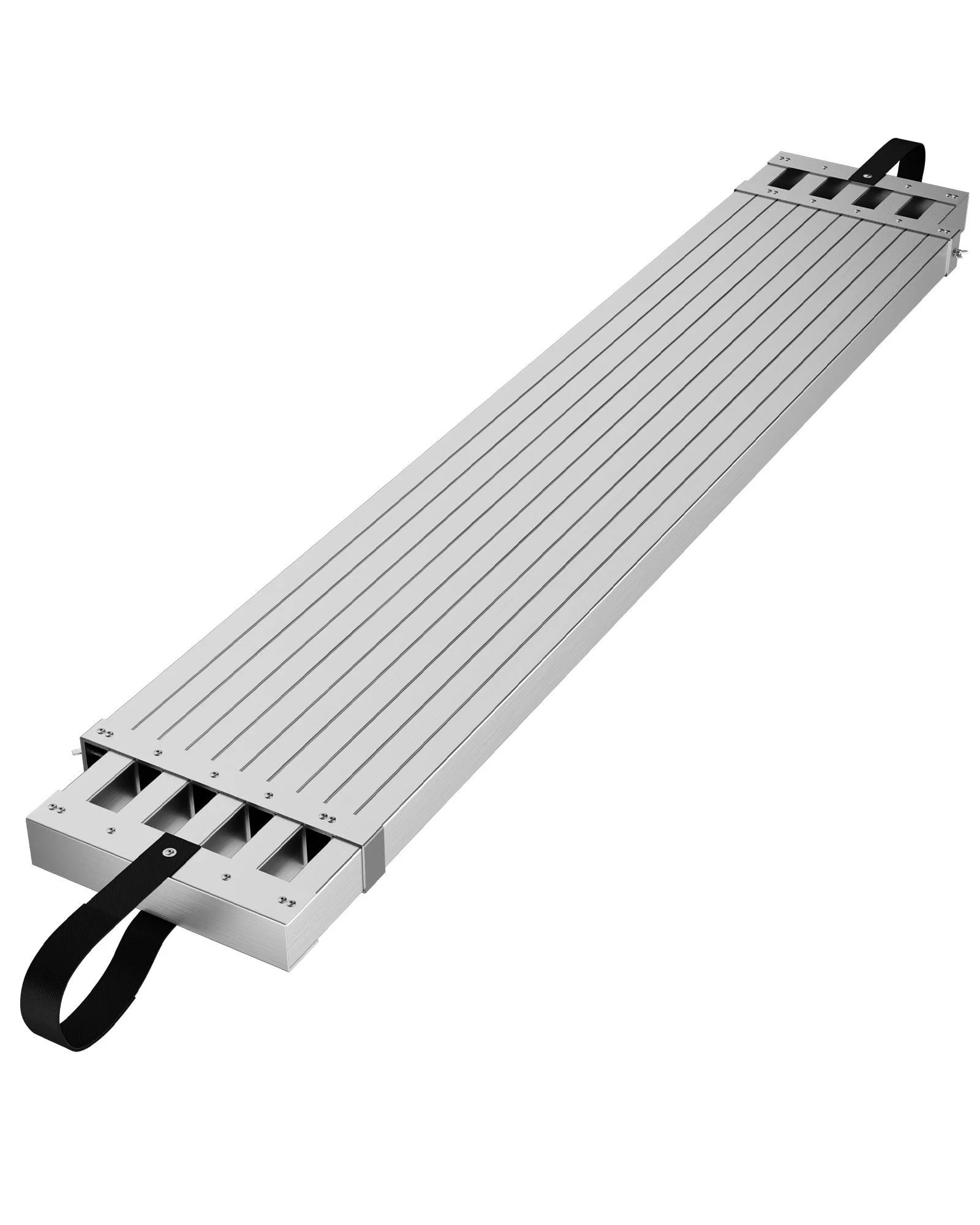 6-9FT/8-13FT/9-15FT Heavy-Duty Aluminum Telescoping Work Plank – 440lbs Capacity Scaffold Platform Board – Adjustable Anti-Slip Walk Board – Extension for Ladders – Multi-Purpose Home Renovation