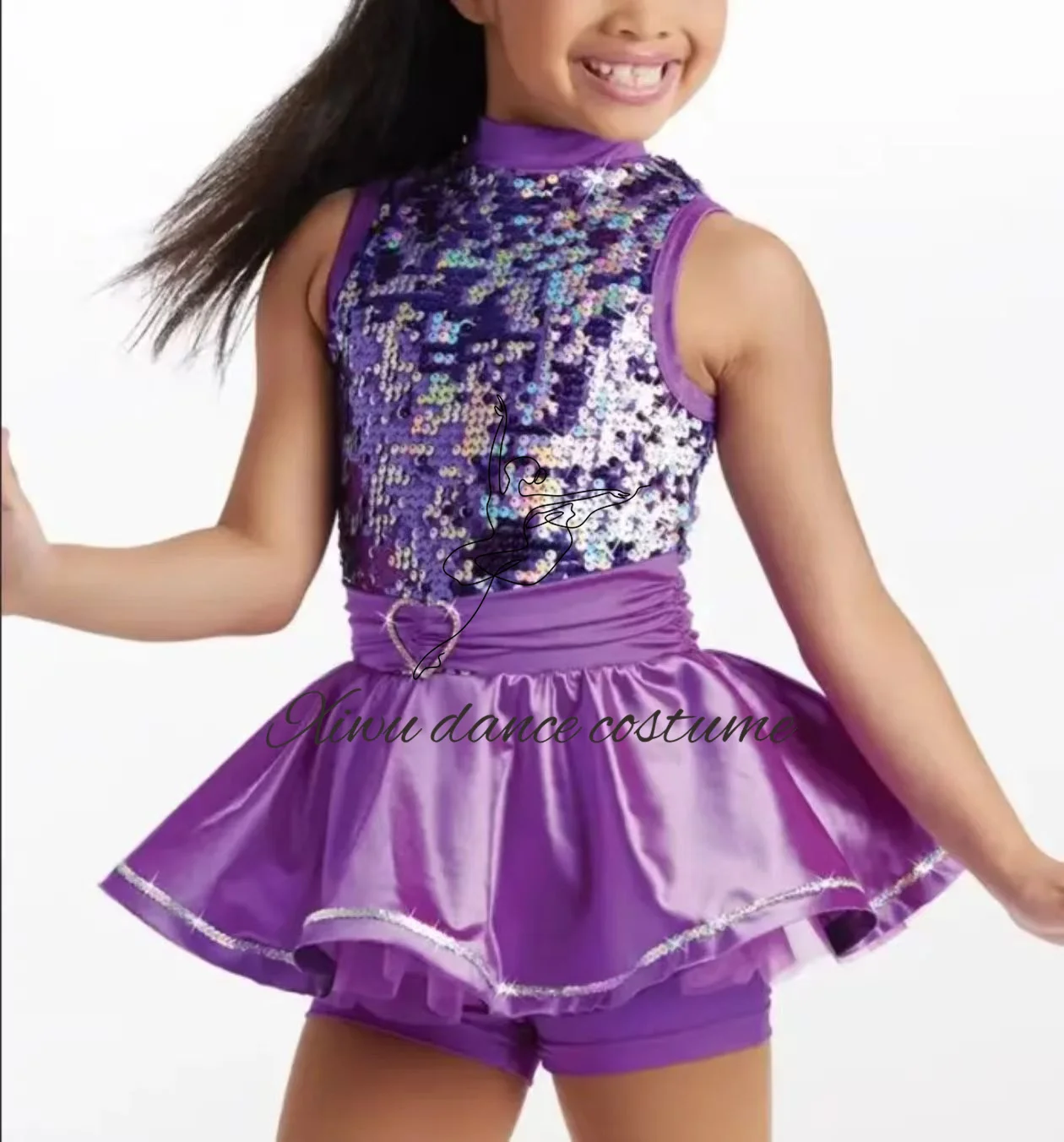 

Новый костюм для джазового танца, профессиональное джазовое платье, костюм для выступлений, латинское платье, платье для современного танца, платье с блестками, танцевальный костюм на заказ