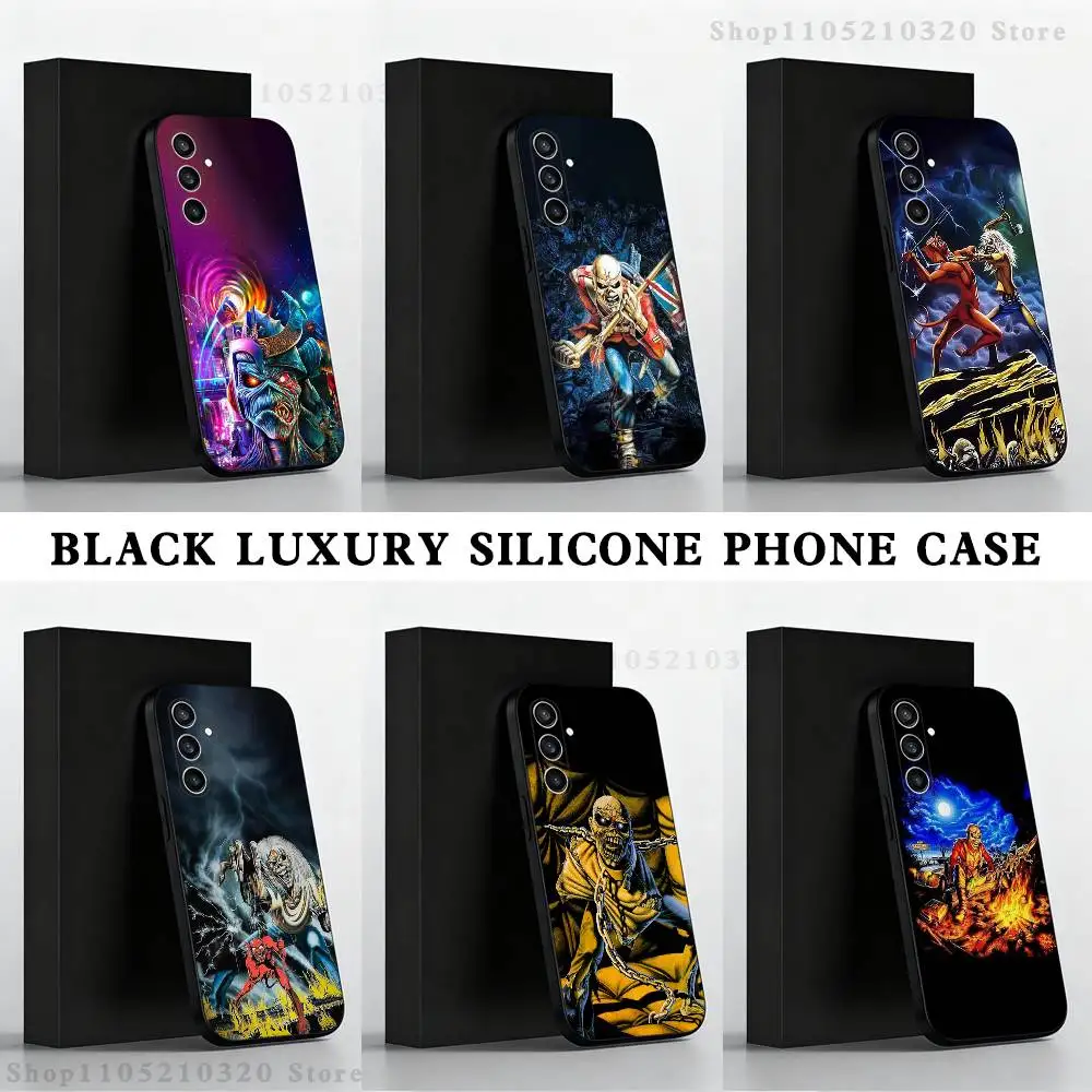 

R-Run To The Hills I-Iron Maiden Phone Case For Samsung S25,S24,S21,S22,S23,S30,Ultra,S20,Plus,Fe,Lite,Note,10,9,5G Black Cover