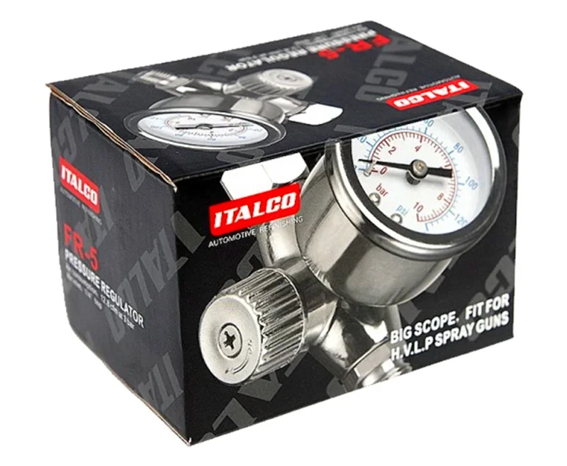Auarita  Italco FR-5 Premium Air Pressure Regulator With Manometer Gauge HVLP Spray Gun