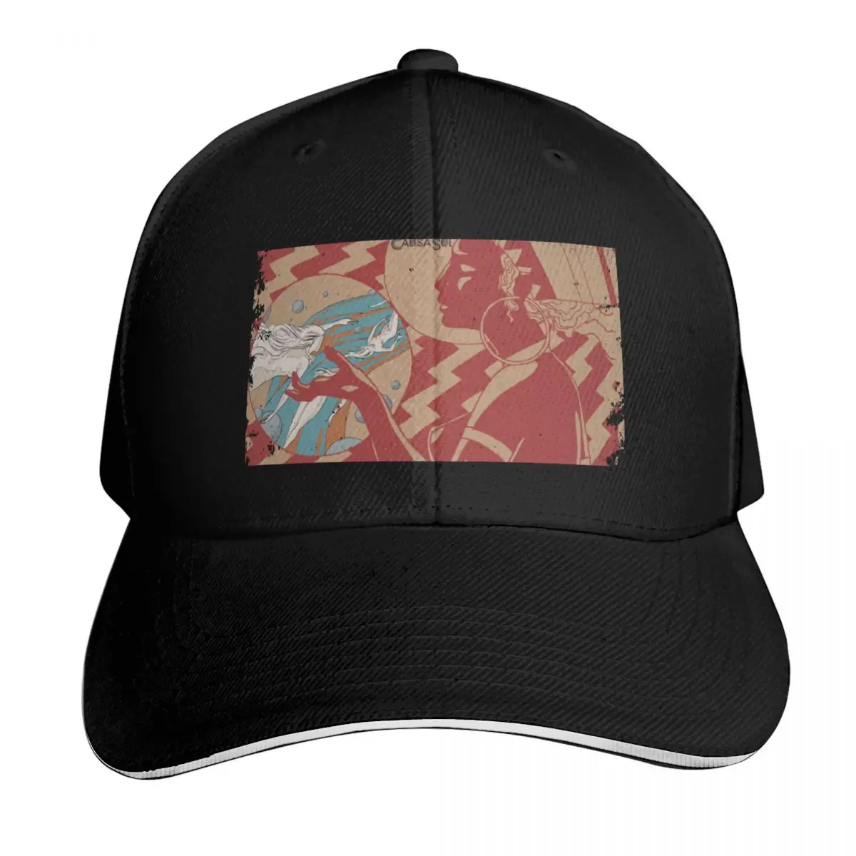 Causa Sui Stoner Rock Artwork Mash Up T-shirt classique Baseball Cap Men Women Casual Summer Sport Sun Cap