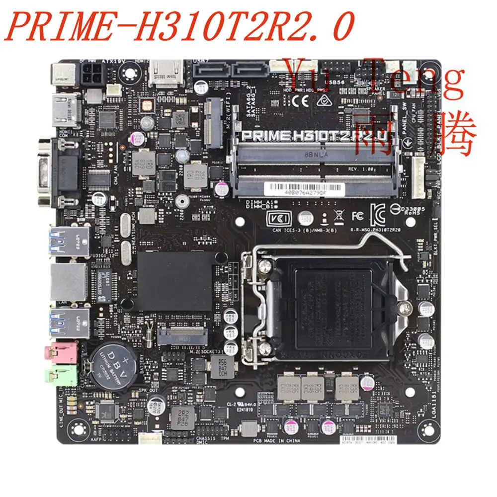 

Suitable for ASUS Mini PRIME H310T2 R2.0 slim ITX motherboard, 100% tested and sent qualified