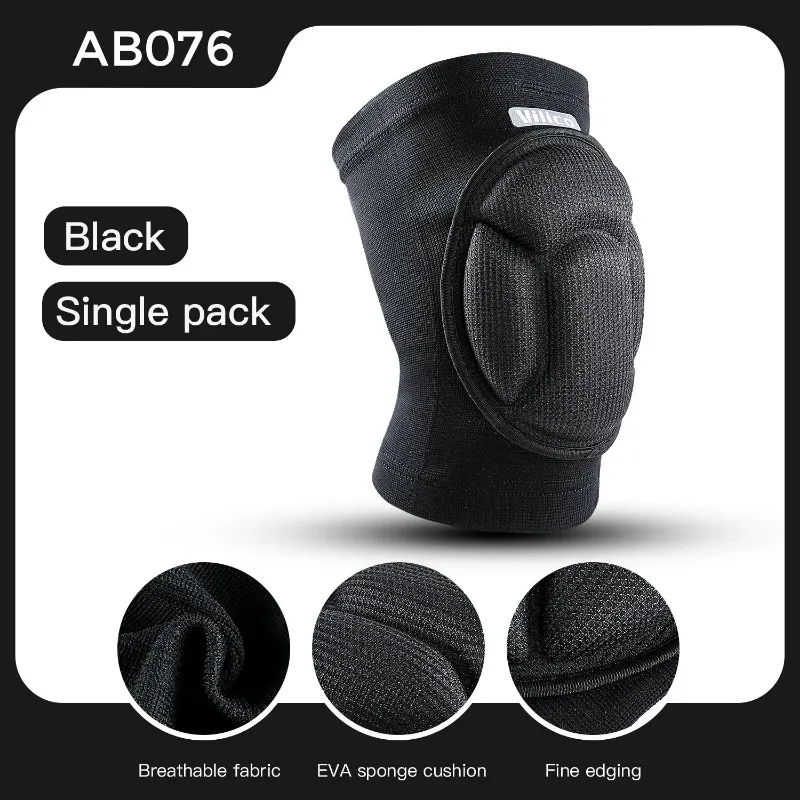 1 PCS Volleyball Knee Pads Thick Sponge Protective Anti-Collision Knee Pads Protector Non-Slip Wrestling Dance Knee Pads