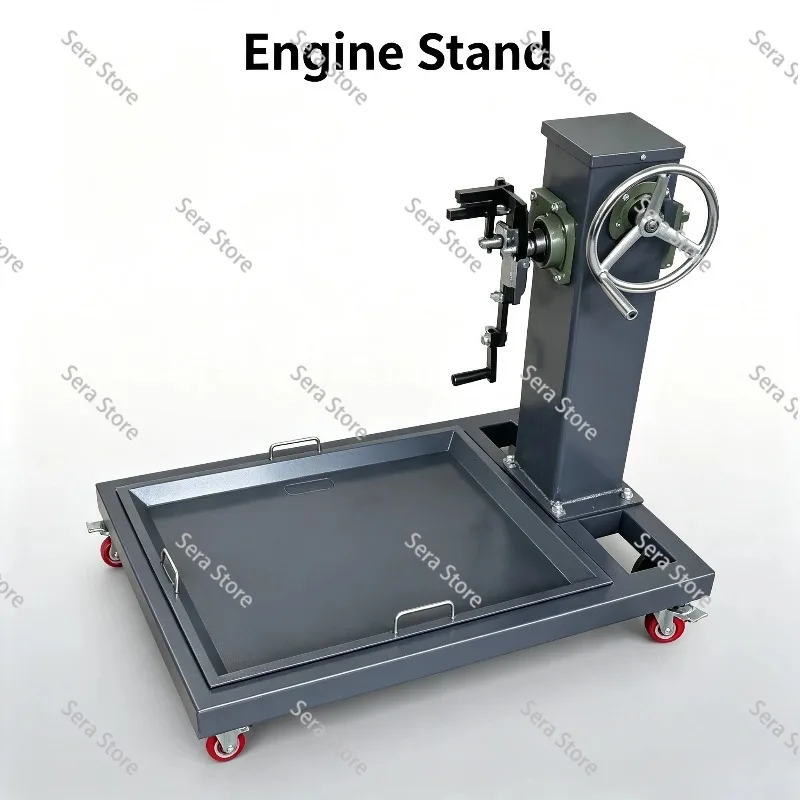 500KG Heavy Duty Engine Flipping Stand, Rotatable Engine Repair Support Bracket for Auto Maintenance Overhaul